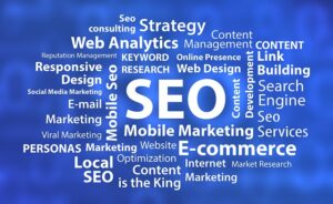 The image is to show that SEO is required for a succesful online presence