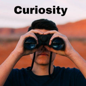 Photo describing curiosity