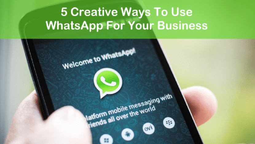 WhatsApp to promote your products and services