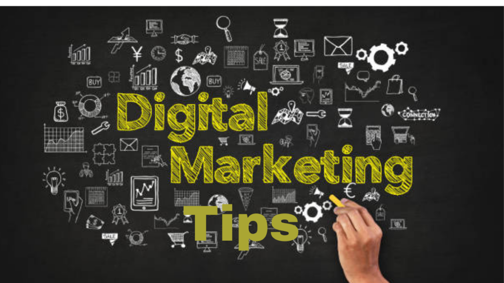 images describing digital marketing tips